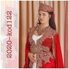 Red Velvet Kaftan Enb-122