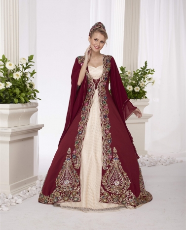 Bordo Sırt Detaylı Kınalık