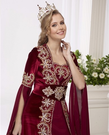 Kadife Hint Aplik Kınalık