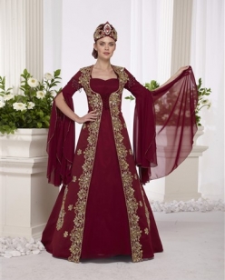 Kadife Hint Kaftan