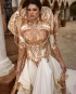 GOLD İŞLEME BEYAZ BALKAN BİNDALLI  GOLD İŞLEME BEYAZ BALKAN BİNDALLI