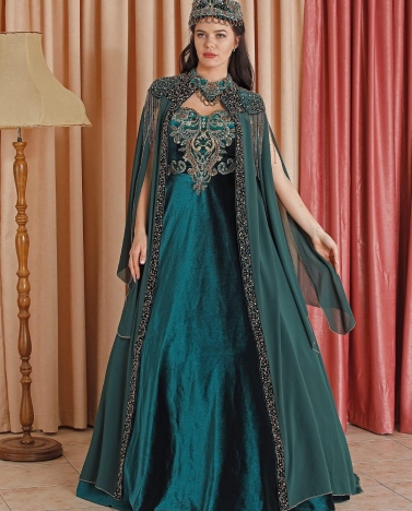 yeşil pelerin bindallı