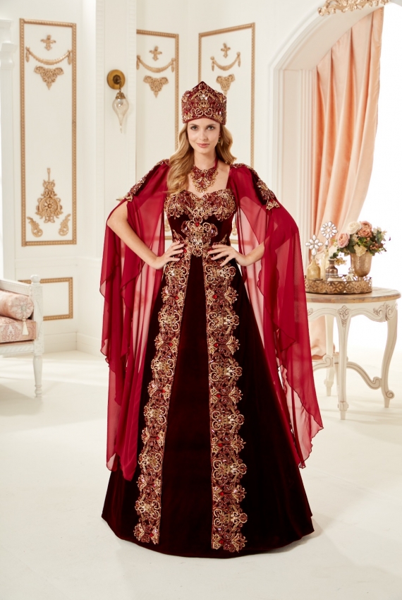 Kiralık Tek Parça bordo bindallı 36-38 Beden  Kiralık Tek Parça bordo bindallı 36-38 Beden