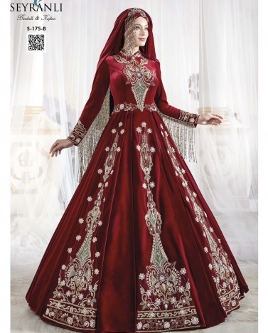 Kiralık Sarkma Kol Tesettür Bindallı, 36 - 40 Beden